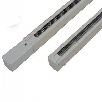 Трековый шинопровод AZzardo TRACK SET 2M END POWER END CAP WHITE AZ2988