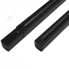 Трековый шинопровод AZzardo TRACK SET 2M END POWER END CAP BLACK AZ2992
