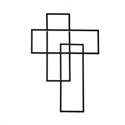 Бра AZzardo QUADRATUS WALL BLACK AZ2994