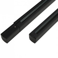 Трековый шинопровод AZzardo TRACK SET 1,5M END POWER END CAP BLACK AZ3001
