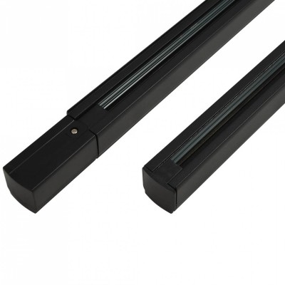Трековый шинопровод AZzardo TRACK SET 1,5M END POWER END CAP BLACK AZ3001