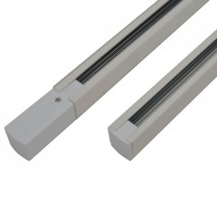 Трековый шинопровод AZzardo TRACK SET 1,5M END POWER END CAP WHITE AZ3002