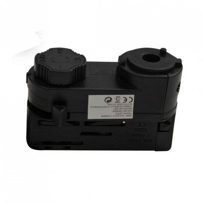 Адаптер AZzardo TRACK ELECTRIC 3 LINE BLACK AZ3003