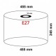 Абажур AZzardo SHADE TF FLOOR 45 WHITE AZ3014