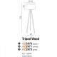 Абажур AZzardo SHADE TF FLOOR 45 GREY AZ3015