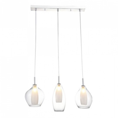 Подвесной светильник AZzardo AMBER MILANO 3 CLEAR AZ3075