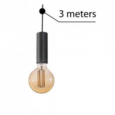 Компонент AZzardo ZIKO E27 3 METERS BLACK AZ3115
