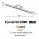 Бра AZzardo EPSILON 90 4000K BLACK AZ3350