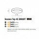 Стельовий світильник AZzardo Sovana Top 45 CCT Smart AZ3441