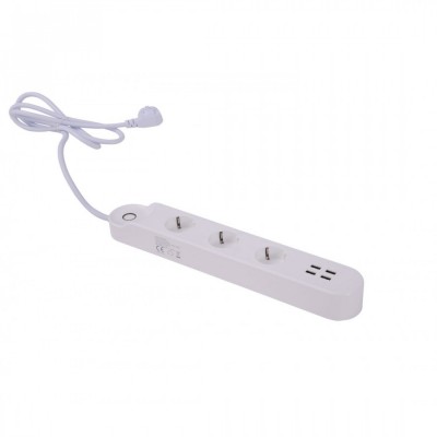 Розумна розетка AZzardo POWER STRIP INSIDE-3 16A AZ3477