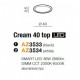Потолочный светильник AZzardo Cream 40 Top Smart AZ3534