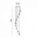 Люстра AZzardo AMBER MILANO 9 CHROME AZ3673