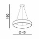 Люстра AZzardo Solven R Pendant CCT Smart 45 Remote Control AZ3968