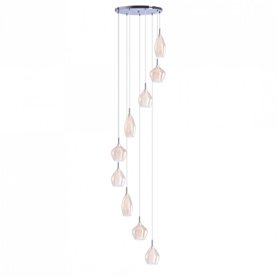 Люстра AZzardo AMBER MILANO 9 BRASS AZ4014
