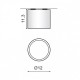 Точечный светильник AZzardo ALIX IP65 WH AZ4055