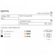 Точковий світильник AZzardo EDITTA 1 BK WPUST AZ4144