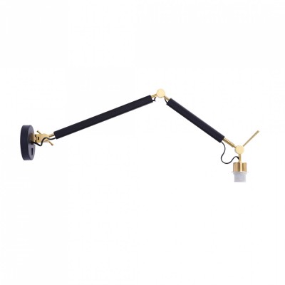 Основание AZzardo ZYTA S WALL LAMPBODY BK/GO AZ4190