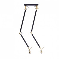 Підстава AZzardo ZYTA 2 S PENDANT LAMPBODY BK/GO AZ4191