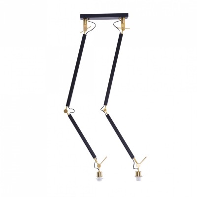 Основание AZzardo ZYTA 2 S PENDANT LAMPBODY BK/GO AZ4191