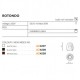Точечный светильник AZzardo ROTONDO BK AZ4208