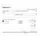 Спот AZzardo MAKALU 2 WH AZ4213