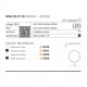 Потолочный светильник AZzardo MALTA R 50 3000K WH AZ4249