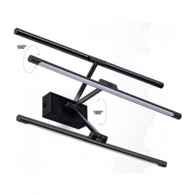 Бра AZzardo DAVINCI 90 MATT BLACK AZ4264