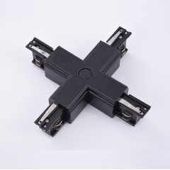 Коннектор AZzardo TRACK 3LINE X CONNECTOR BK AZ4280