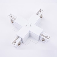 Конектор AZzardo TRACK 3LINE X CONNECTOR GIPS WH AZ4301