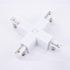 Коннектор AZzardo TRACK 3LINE X CONNECTOR GIPS WH AZ4301
