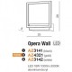 Архітектурне освітлення AZzardo OPERA WALL GOLD AZ4321