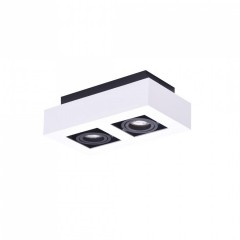Точковий світильник AZzardo NIKEA 2 GU10 WH/BK AZ4433