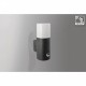 Уличный светильник AZzardo NILS WALL SENSOR BK AZ4479
