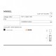 Стовпчик AZzardo MIKKEL BK AZ4485