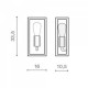 Вуличний світильник AZzardo NIKLAS WALL BK AZ4486