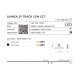 Трековый светильник AZzardo LINNEA 29 TRACK 3LINE 12W CCT WH AZ4564