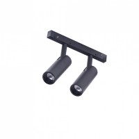 Трековый светильник AZzardo NIKO 2 TRACK MAGNETIC 2x7W 3000K BK/BK AZ4584