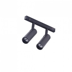 Трековый светильник AZzardo NIKO 2 TRACK MAGNETIC 2x7W 3000K BK/BK AZ4584