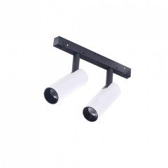 Трековый светильник AZzardo NIKO 2 TRACK MAGNETIC 2x7W 3000K WH/BK AZ4585