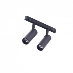 Трековый светильник AZzardo NIKO 2 TRACK MAGNETIC 2x7W 4000K BK/BK AZ4586