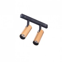 Трековый светильник AZzardo NIKO 2 TRACK MAGNETIC 2x7W 3000K GO/BK AZ4588
