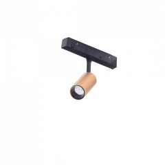 Трековий світильник AZzardo NIKKI TRACK MAGNETIC 3W 3000K GO/BK AZ4591