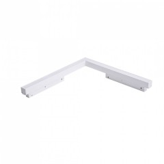 Трековий світильник AZzardo SAGA TRACK MAGNETIC CORNER A 24W MILKY120 3000K WH AZ4614