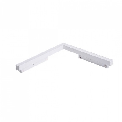 Трековый светильник AZzardo SAGA TRACK MAGNETIC CORNER A 24W MILKY120 3000K WH AZ4614