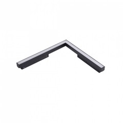 Трековий світильник AZzardo SAGA TRACK MAGNETIC CORNER A 24W MILKY120 4000K BK AZ4615