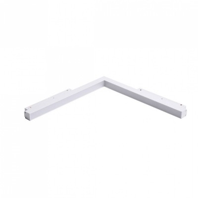 Трековий світильник AZzardo SAGA TRACK MAGNETIC CORNER B 24W MILKY120 3000K WH AZ4618