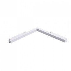 Трековий світильник AZzardo SAGA TRACK MAGNETIC CORNER B 24W MILKY120 4000K WH AZ4620