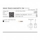 Трековий світильник AZzardo MAYA TRACK MAGNETIC 3W 3000K BK AZ4629