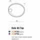 Люстра AZzardo HALO 80 BK AZ4703