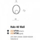 Бра AZzardo HALO 40 WALL BK AZ4705